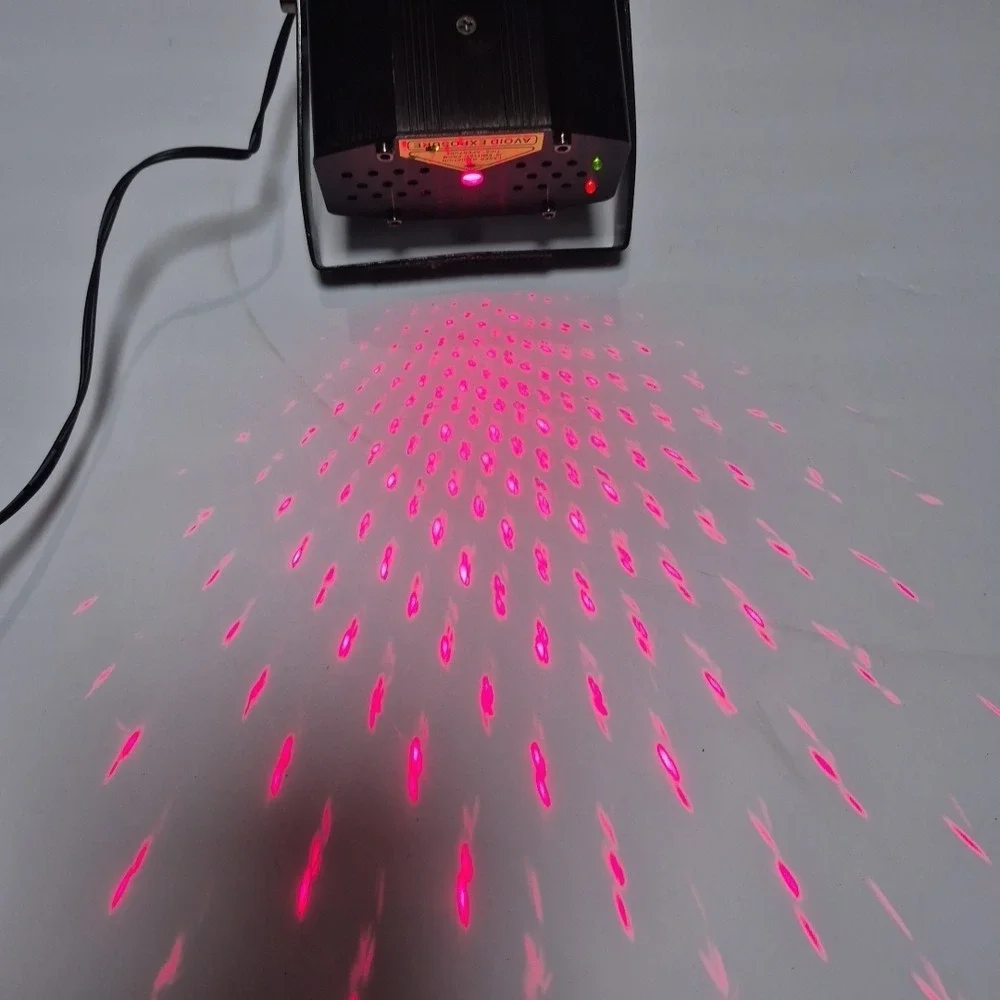 American DJ Micro Galaxian Laser Projector Unisex OS Black Red‎ Green Star